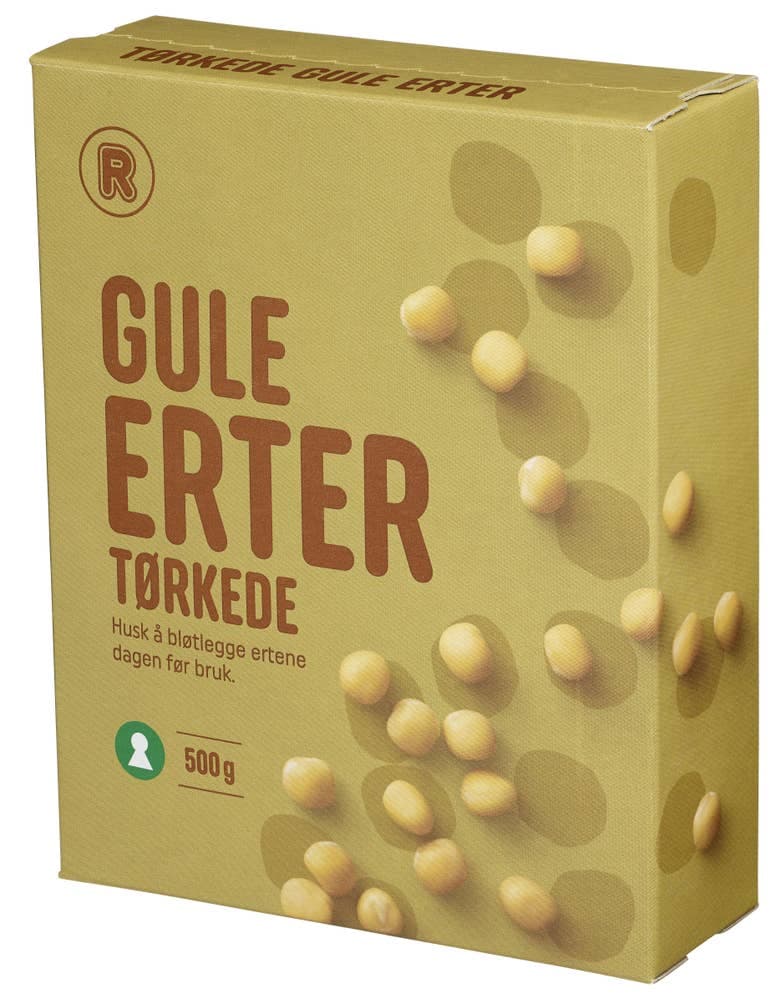 Tørkede Erter Gule 500g Rema 1000