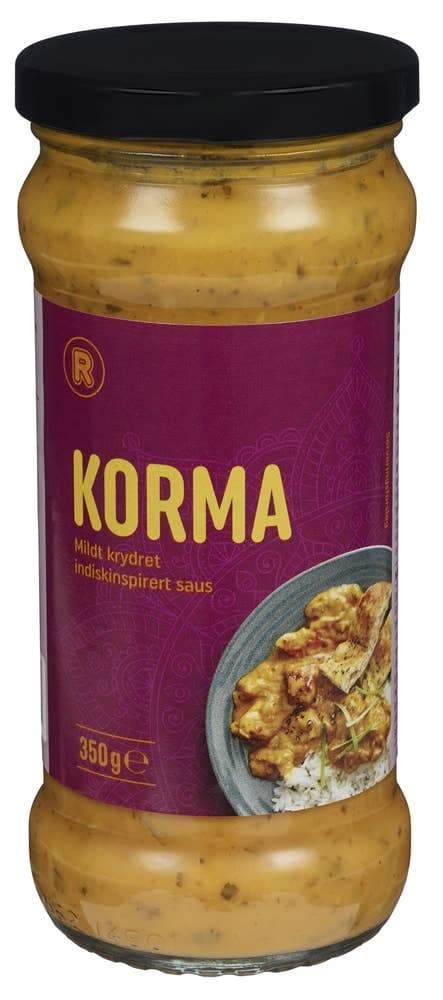 Korma Karrisaus Mildt Krydret 350g Rema 1000