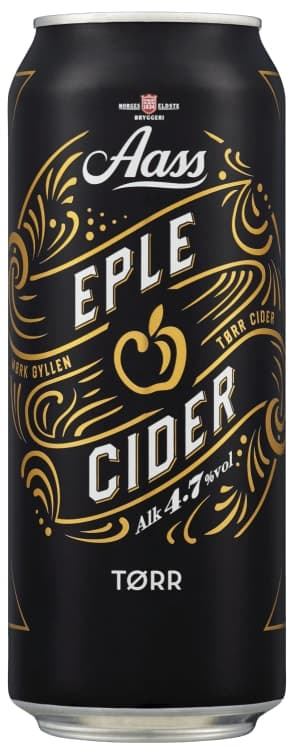 Aass Cider Eple Tørr 500ml boks